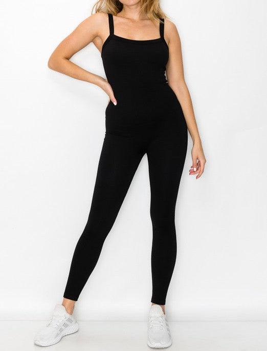Solid Seamless Jump Suit